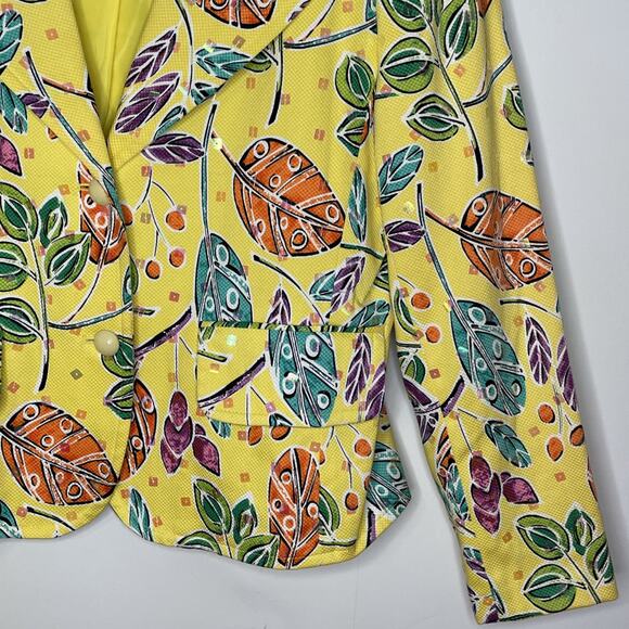 REDD Jeans size 10 Denim JACKET Button-up Pockets Long Sleeves Lined YELLOW - Picture 5 of 16